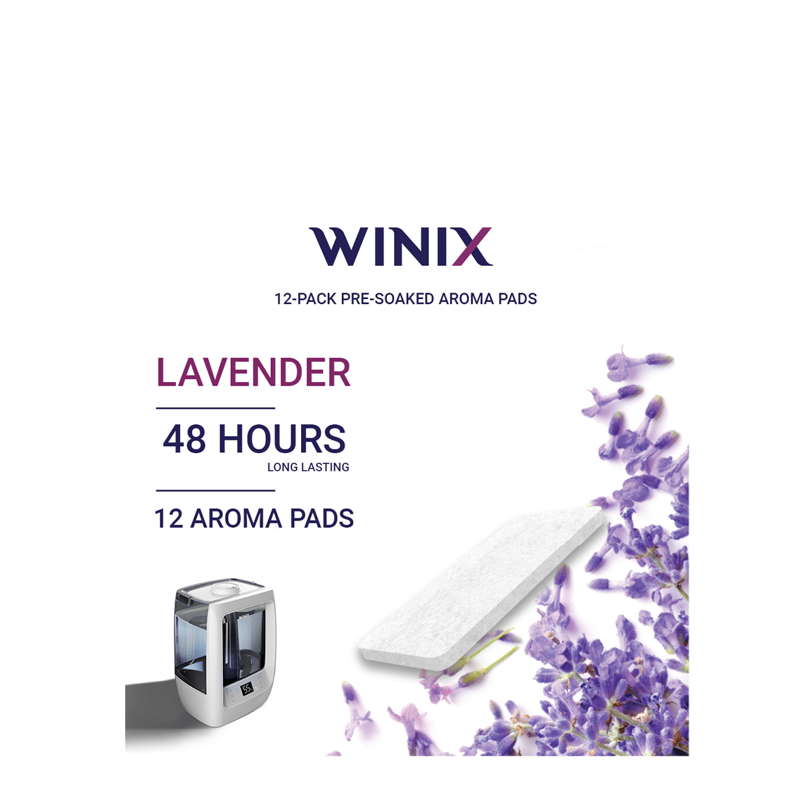 Luftbefeuchter L500 aromapads lavendel
